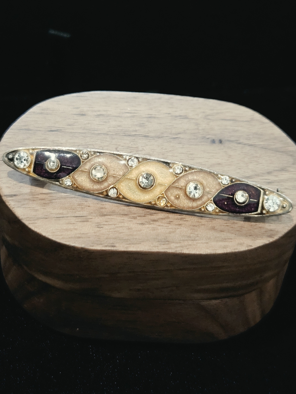 Pierre Bex Art Deco Revival Brooch, Hand Made In France